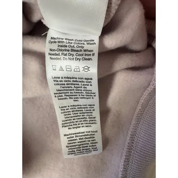 DKNY Sport Women's Sequin Pullover Fleece Hoodie ALLURE NWT SIZE L - Picture 8 of 12